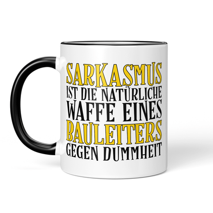 CupHaven® Bauleiter Tasse - Sarkasmus eines Bauleiters - Geschenk für Bauleiter und Bauleiterinnen