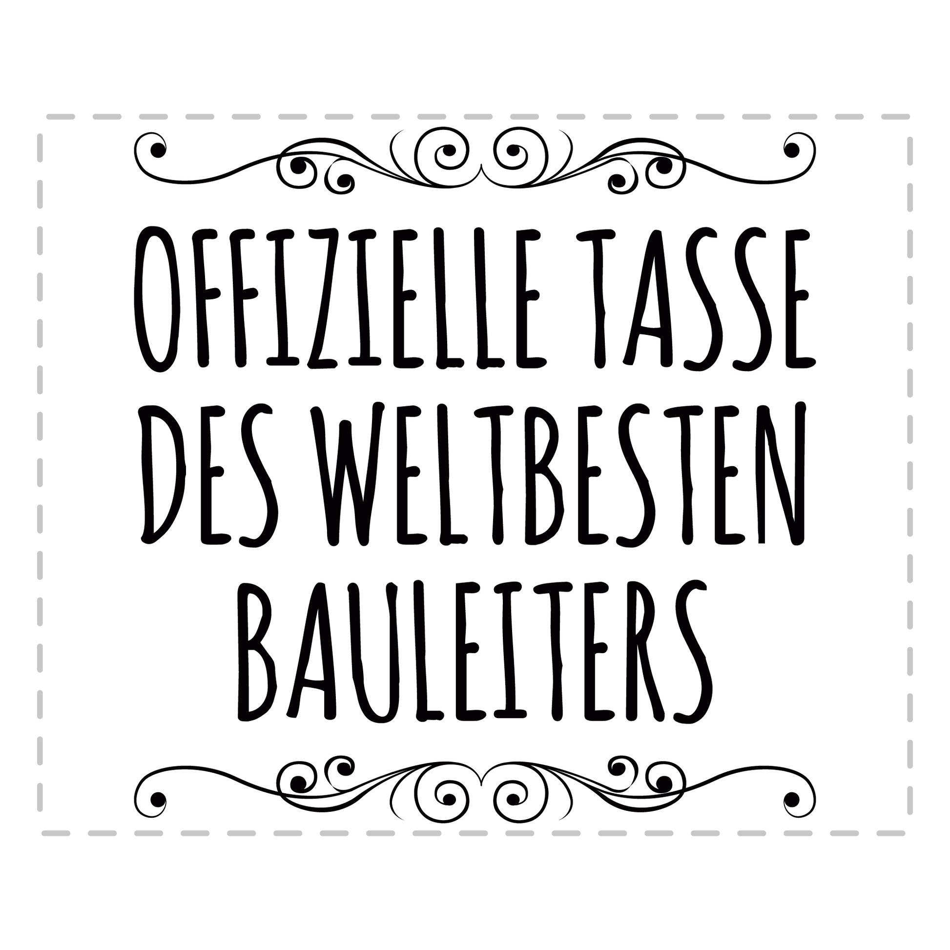 Bauleiter Tasse - Weltbester Bauleiter (Bauleiterin, Bauleitung, Geschenk)