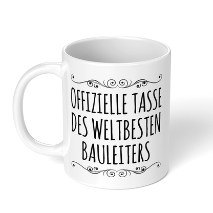 CupHaven® Bauleiter Tasse - Weltbester Bauleiter - Geschenk für Bauleiter und Bauleiterinnen