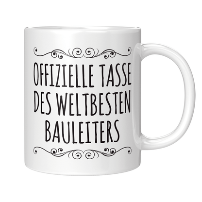 Bauleiter Tasse - Weltbester Bauleiter (Bauleiterin, Bauleitung, Geschenk)