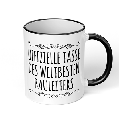 CupHaven® Bauleiter Tasse - Weltbester Bauleiter - Geschenk für Bauleiter und Bauleiterinnen