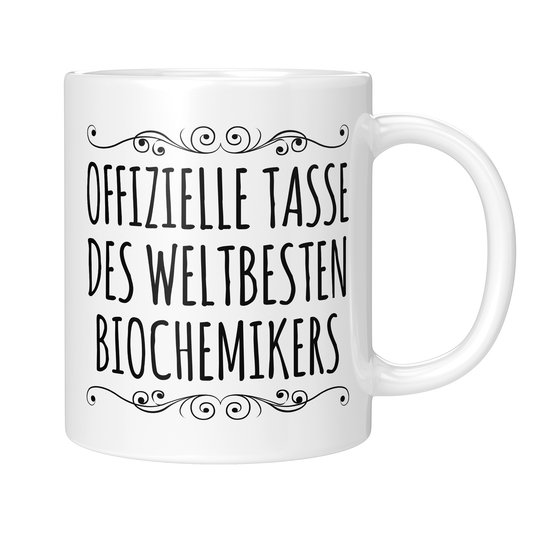 CupHaven® Biochemie Tasse - Weltbester Biochemiker - Geschenk für Biochemiker und Biochemikerinnen