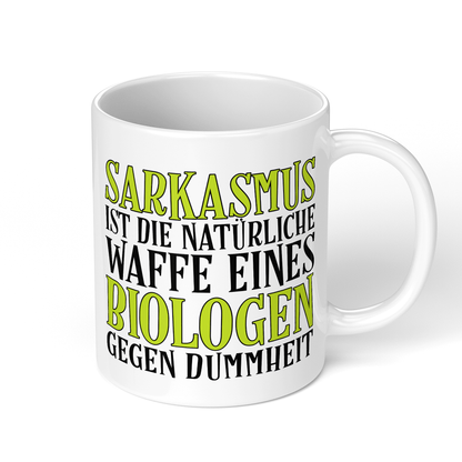 CupHaven® Biologe Tasse - Sarkasmus eines Biologen - Geschenk für Biologen und Biologinnen