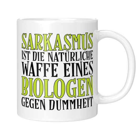 CupHaven® Biologe Tasse - Sarkasmus eines Biologen - Geschenk für Biologen und Biologinnen