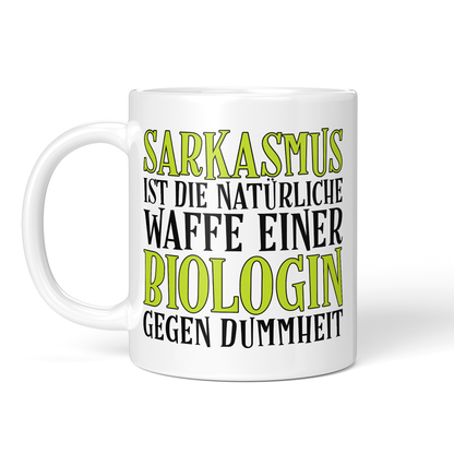 CupHaven® Biologe Tasse - Sarkasmus einer Biologin - Geschenk für Biologen und Biologinnen