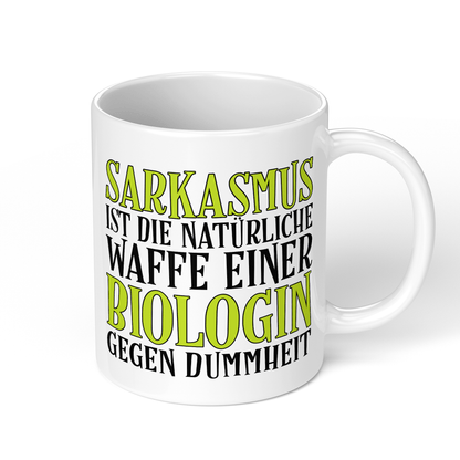 CupHaven® Biologe Tasse - Sarkasmus einer Biologin - Geschenk für Biologen und Biologinnen