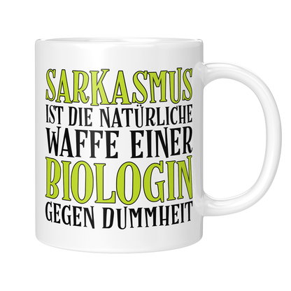 CupHaven® Biologe Tasse - Sarkasmus einer Biologin - Geschenk für Biologen und Biologinnen