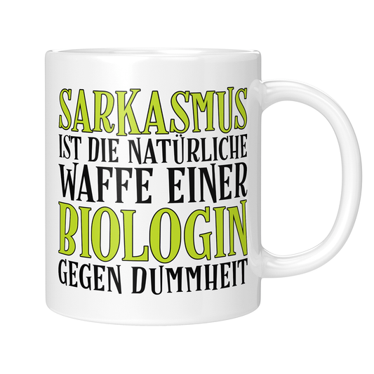 CupHaven® Biologe Tasse - Sarkasmus einer Biologin - Geschenk für Biologen und Biologinnen
