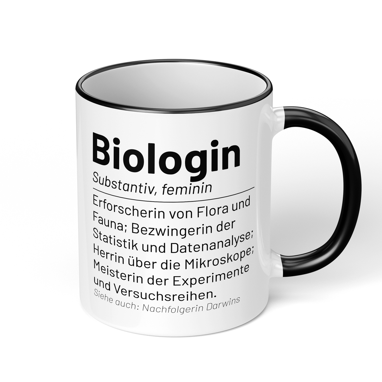 CupHaven® Biologe Tasse - Wörterbuch "Biologin" - Geschenk für Biologen und Biologinnen