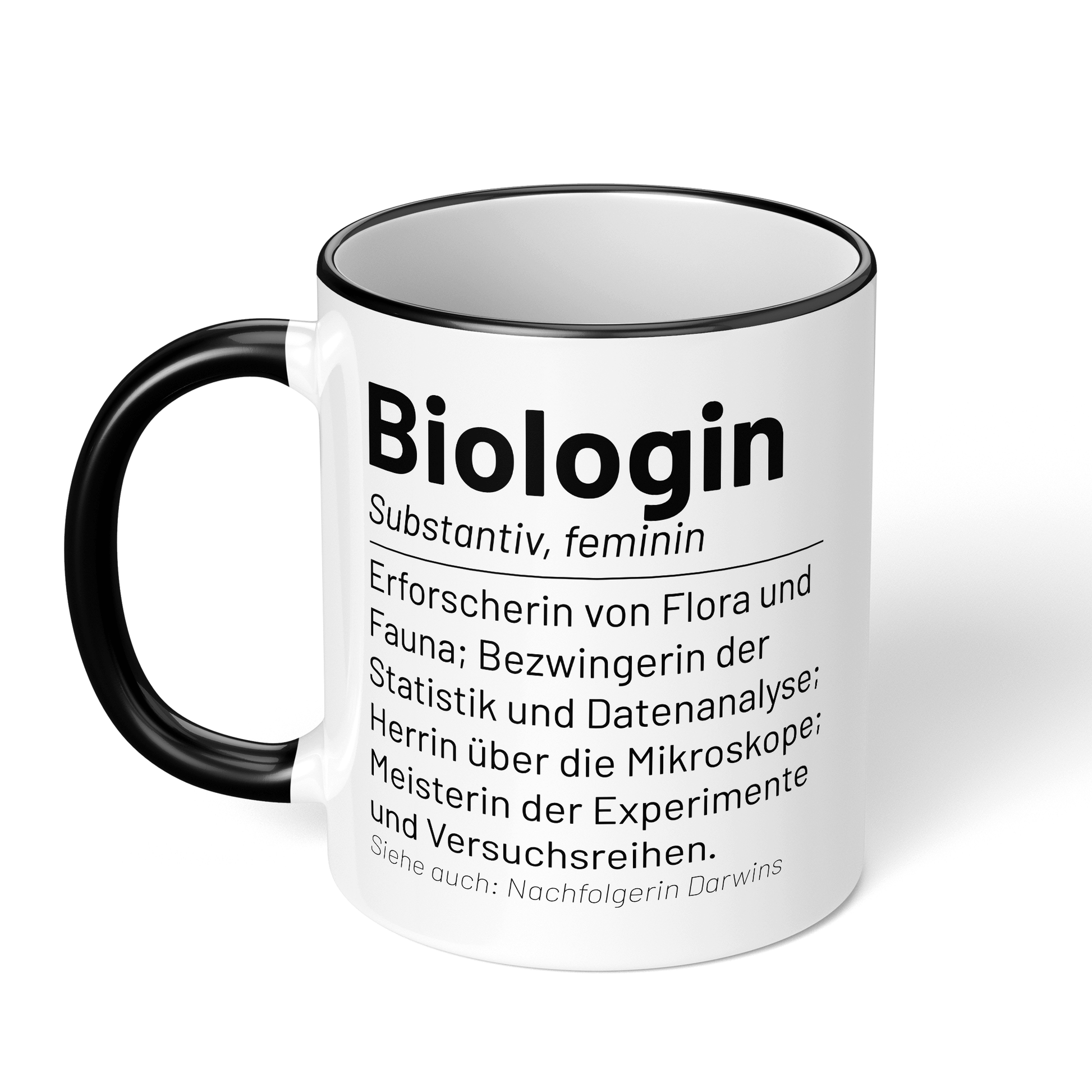 CupHaven® Biologe Tasse - Wörterbuch "Biologin" - Geschenk für Biologen und Biologinnen