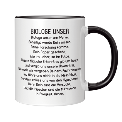 Biologie Tasse Biologe Unser Gebet