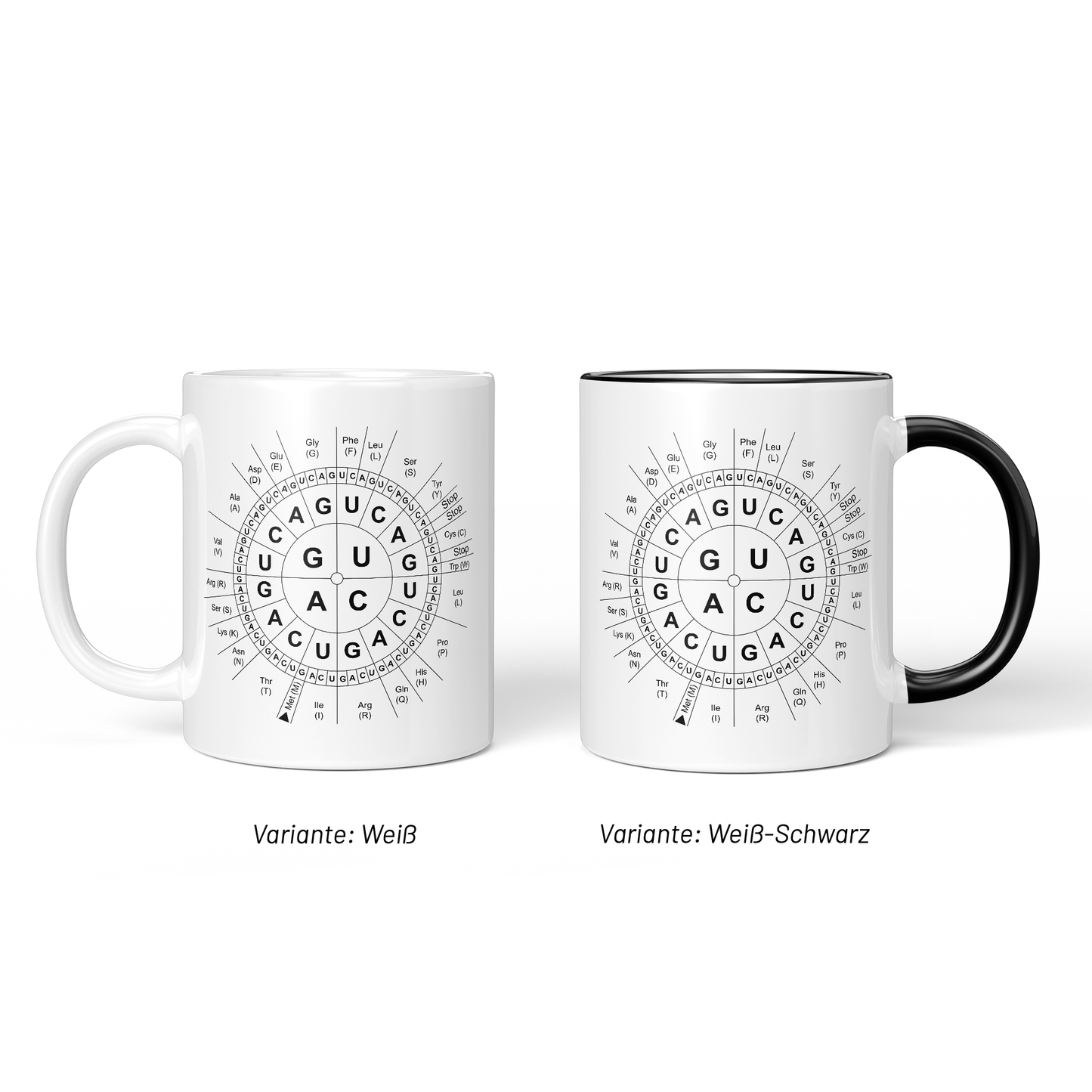 CupHaven Biologie Tasse - Code-Sonne - Geschenk für Biologen, Biochemiker und Genetiker