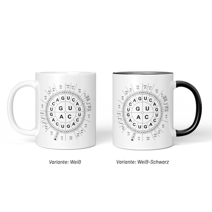 CupHaven Biologie Tasse - Code-Sonne - Geschenk für Biologen, Biochemiker und Genetiker