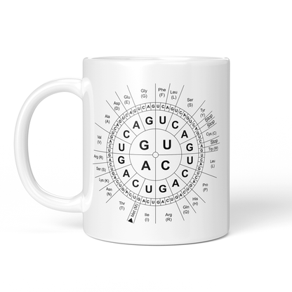 CupHaven Biologie Tasse - Code-Sonne - Geschenk für Biologen, Biochemiker und Genetiker