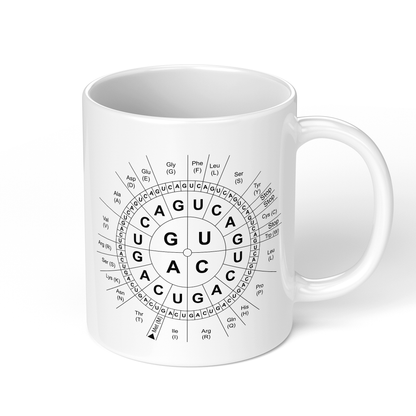 CupHaven Biologie Tasse - Code-Sonne - Geschenk für Biologen, Biochemiker und Genetiker