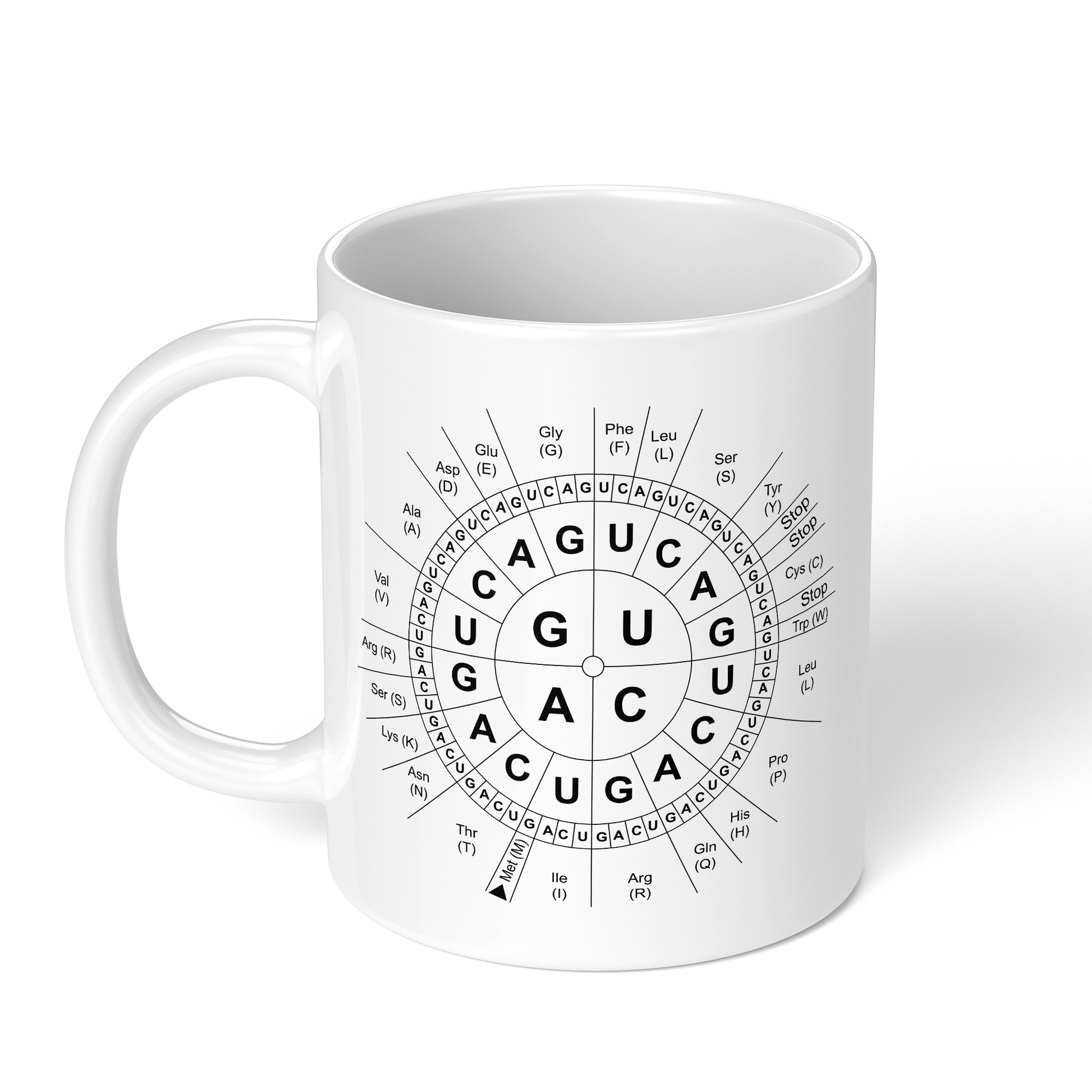 CupHaven Biologie Tasse - Code-Sonne - Geschenk für Biologen, Biochemiker und Genetiker