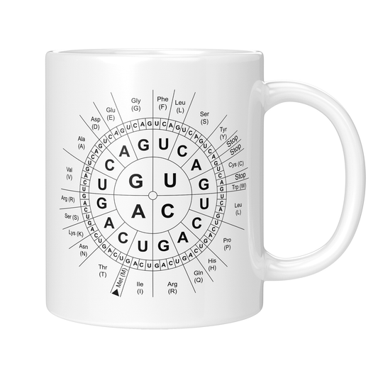 Biologie Tasse - Code-Sonne (Biochemie, Genetik, Molekularbiologie, Geschenk)