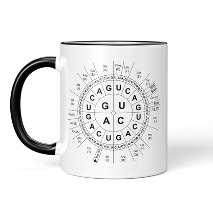 CupHaven® Biologie Tasse - Code-Sonne - Geschenk für Biologen, Biochemiker und Genetiker