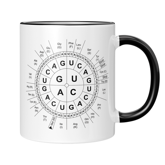 Biologie Tasse - Code-Sonne (Biochemie, Genetik, Molekularbiologie, Geschenk)