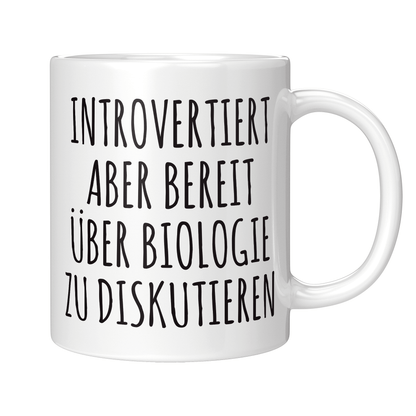 Biologie Tasse Introvertiert