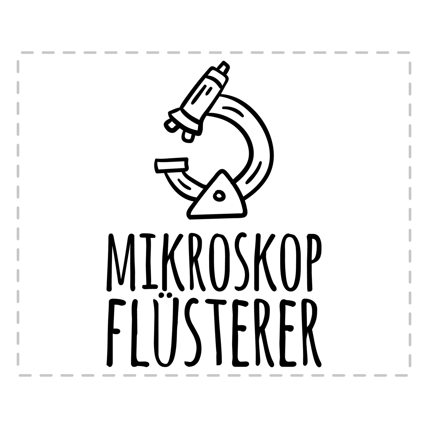 Biologie Tasse - Mikroskopflüsterer (Biologe, Mikroskopie, Geschenk)
