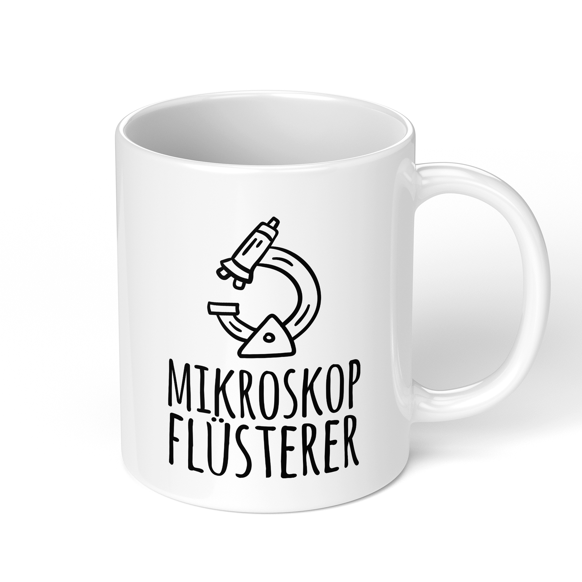 CupHaven® Biologie Tasse - Mikroskopflüsterer - Geschenk für Biologen, Biologiestudenten und Bio-Lehrer
