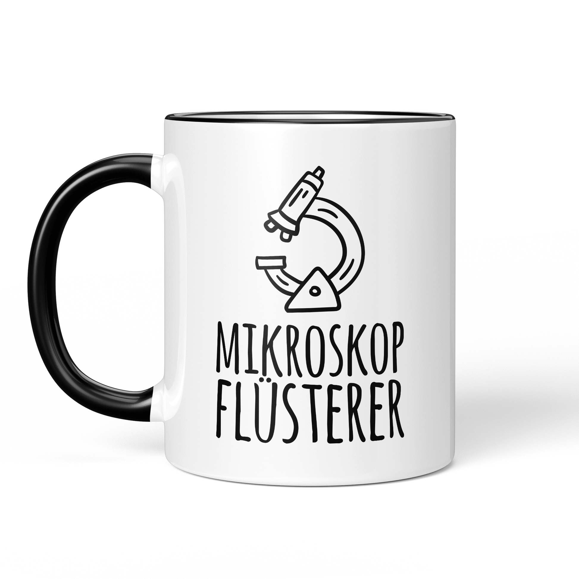 CupHaven® Biologie Tasse - Mikroskopflüsterer - Geschenk für Biologen, Biologiestudenten und Bio-Lehrer