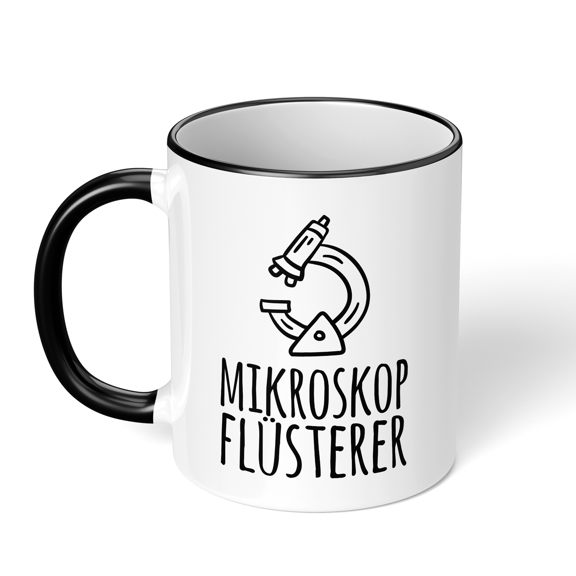 CupHaven® Biologie Tasse - Mikroskopflüsterer - Geschenk für Biologen, Biologiestudenten und Bio-Lehrer