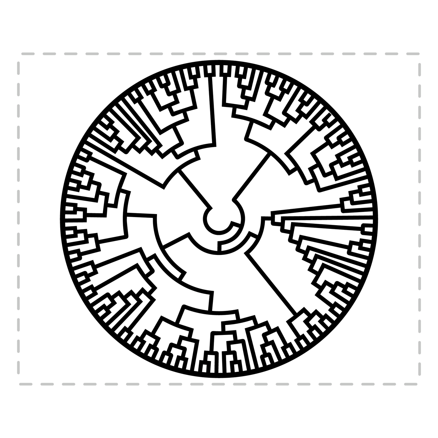 Biologie Tasse - Phylogenetischer Stammbaum (Genetik, Evolution, Phylogenie, Geschenk)