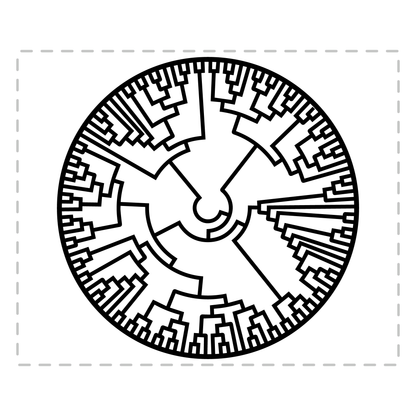 Biologie Tasse - Phylogenetischer Stammbaum (Genetik, Evolution, Phylogenie, Geschenk)
