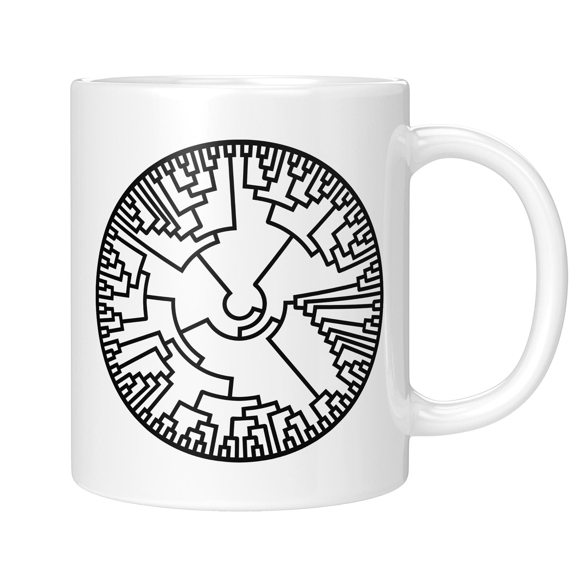 Biologie Tasse - Phylogenetischer Stammbaum (Genetik, Evolution, Phylogenie, Geschenk)