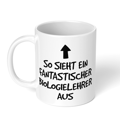 CupHaven® Biologielehrer Tasse - Fantastischer Biologielehrer - Geschenk für Bio-Lehrer und Biologielehrerinnen