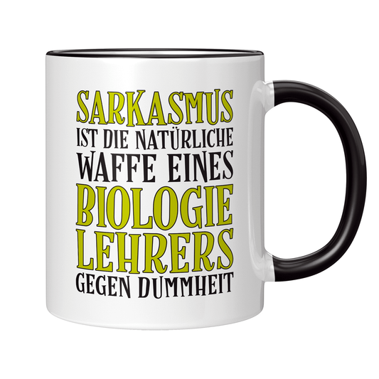 Biologielehrer Tasse - Sarkasmus eines Biologielehrers (Biologie, Lehrer, Geschenk)