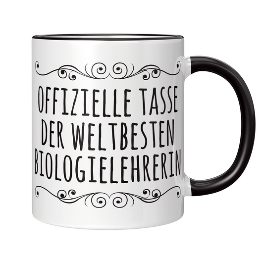 Biologielehrer Tasse - Weltbeste Biologielehrerin (Biologie, Lehrer, Geschenk)