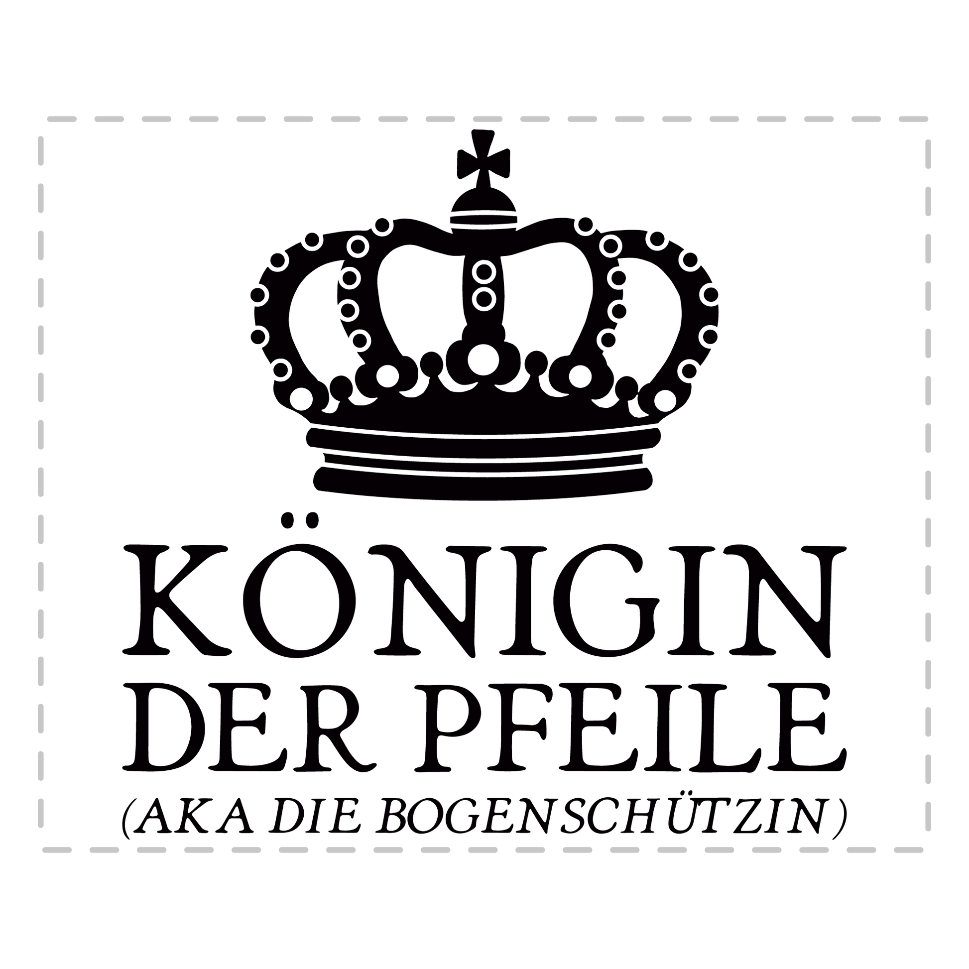 Bogenschießen Tasse - Königin der Pfeile aka die Bogenschützin (Bogenschütze, Bogensport, Geschenk)