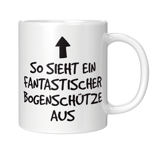 Bogenschießen Tasse - Fantastischer Bogenschütze (Bogenschützin, Bogensport, Geschenk)