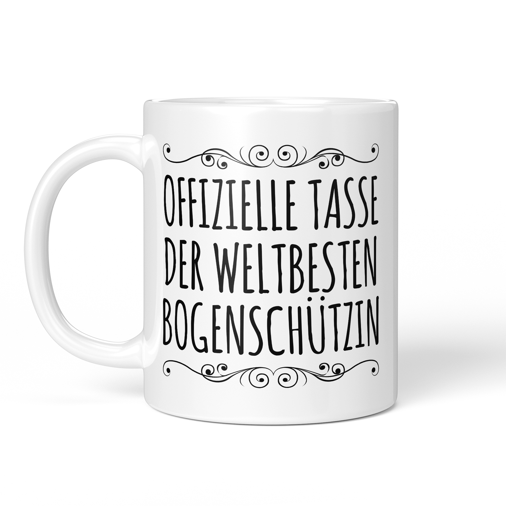 CupHaven® Bogenschießen Tasse - Weltbeste Bogenschützin - Geschenk für Bogenschützen und Bogenschützinnen