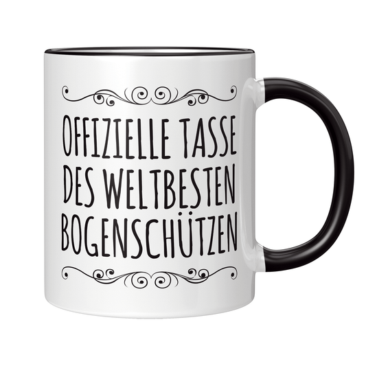 Bogenschießen Tasse - Weltbester Bogenschütze (Bogenschützin, Bogensport, Geschenk)