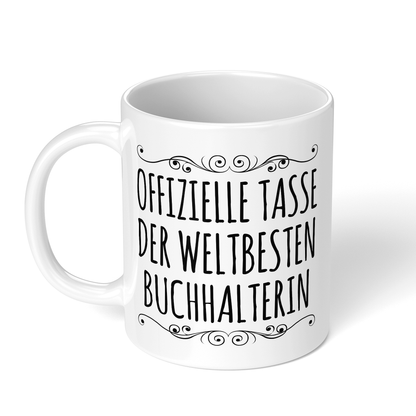 CupHaven® Buchhalter Tasse - Weltbeste Buchhalterin - Geschenk für Buchhalter und Buchhalterinnen