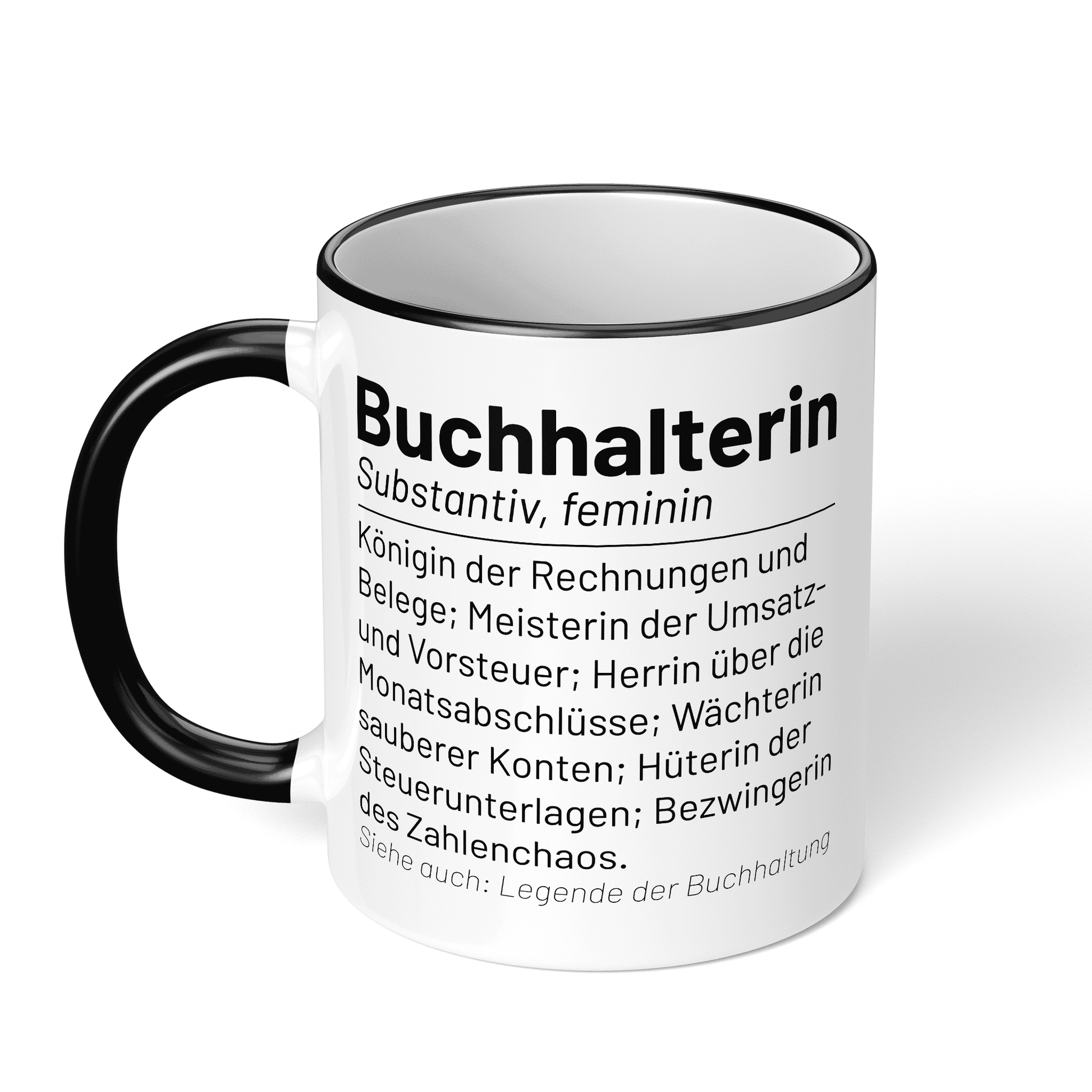 CupHaven® Buchhalter Tasse - Wörterbuch "Buchhalterin" - Geschenk für Buchhalter und Buchhalterinnen
