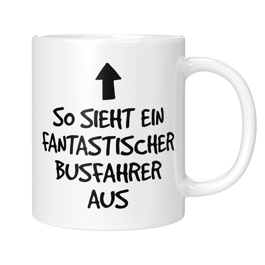 CupHaven® Busfahrer Tasse - Fantastischer Busfahrer - Geschenk für Busfahrer und Busfahrerinnen