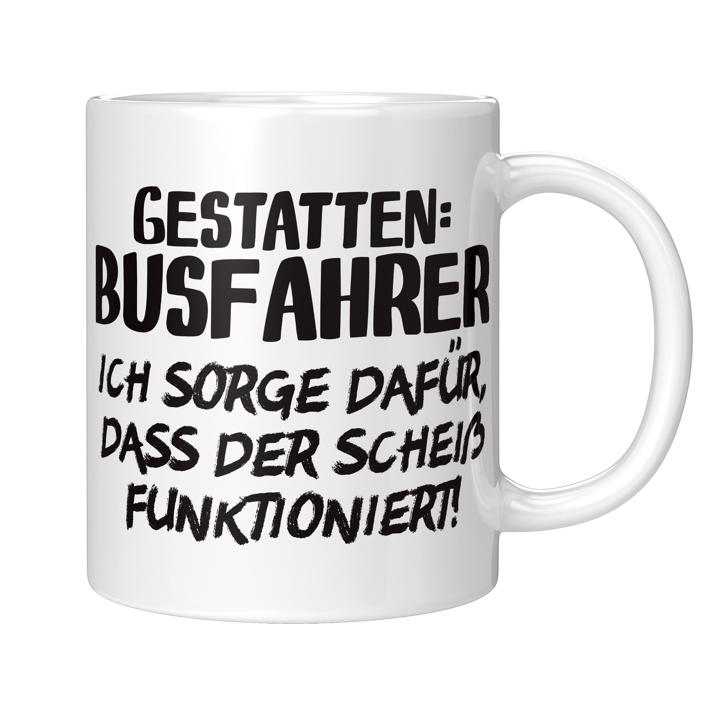 Busfahrer Tasse - Gestatten: Busfahrer (Busfahrerin, Bus, Geschenk)