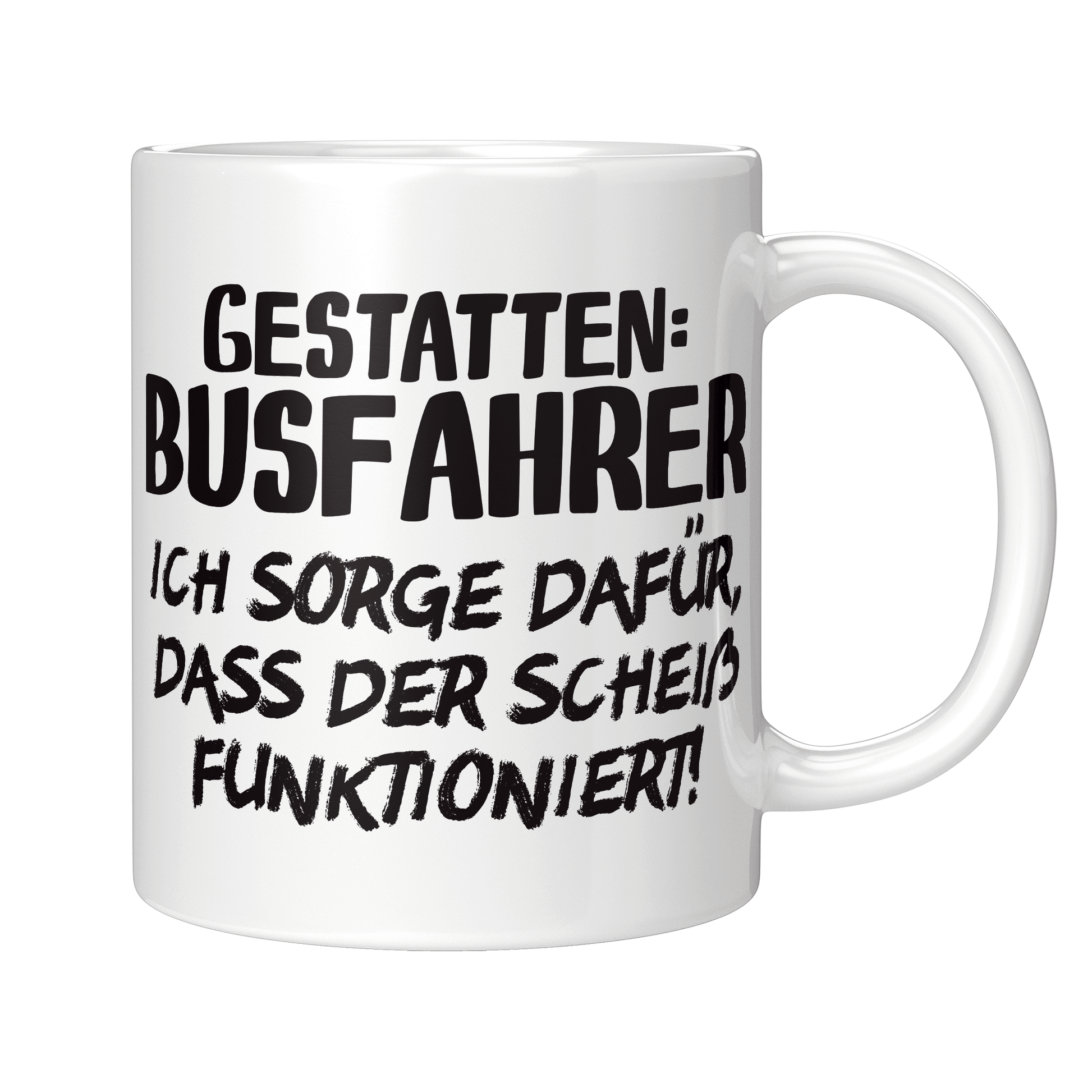 Busfahrer Tasse - Gestatten: Busfahrer (Busfahrerin, Bus, Geschenk)