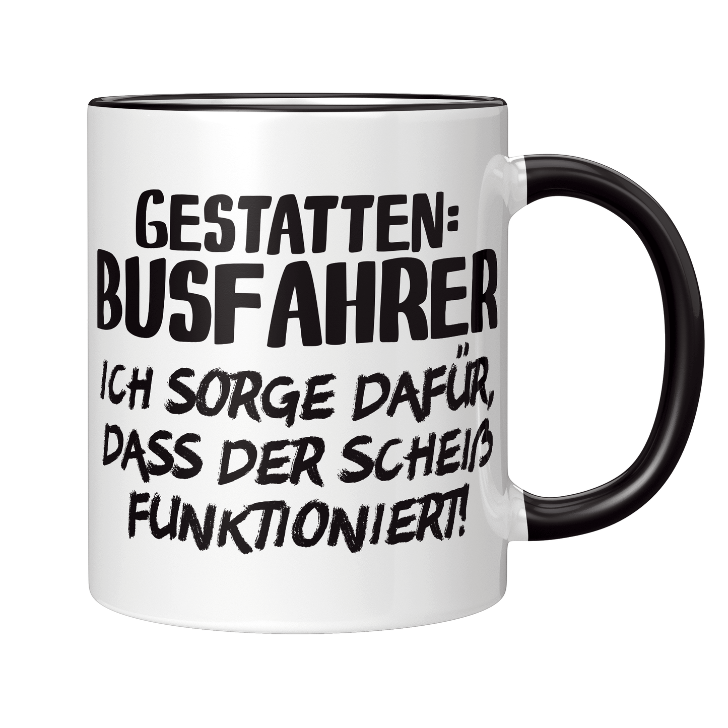 Busfahrer Tasse - Gestatten: Busfahrer (Busfahrerin, Bus, Geschenk)