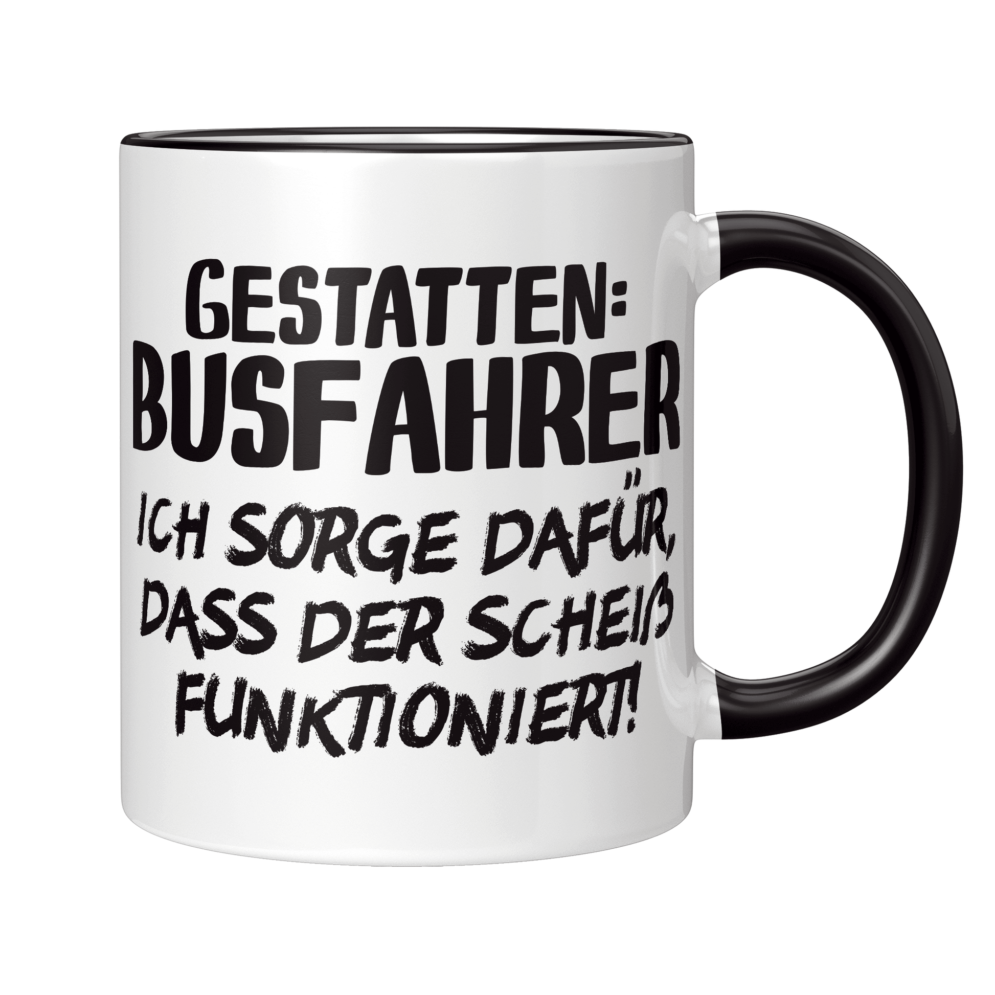 Busfahrer Tasse - Gestatten: Busfahrer (Busfahrerin, Bus, Geschenk)