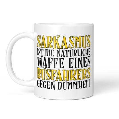 CupHaven® Busfahrer Tasse - Sarkasmus eines Busfahrers - Geschenk für Busfahrer und Busfahrerinnen