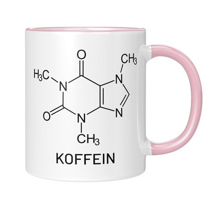 CupHaven® Chemie Tasse - Koffein-Strukturformel - Geschenk für Chemiker, Chemielaboranten und Chemiestudenten
