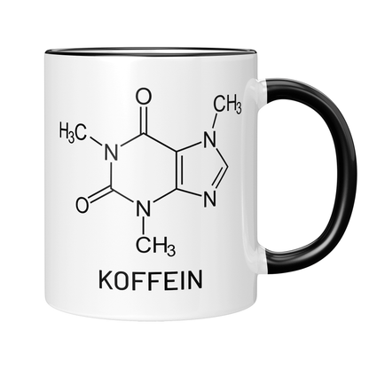 Chemie Tasse - Koffein-Strukturformel (Chemiker, Chemielaborant, Geschenk)