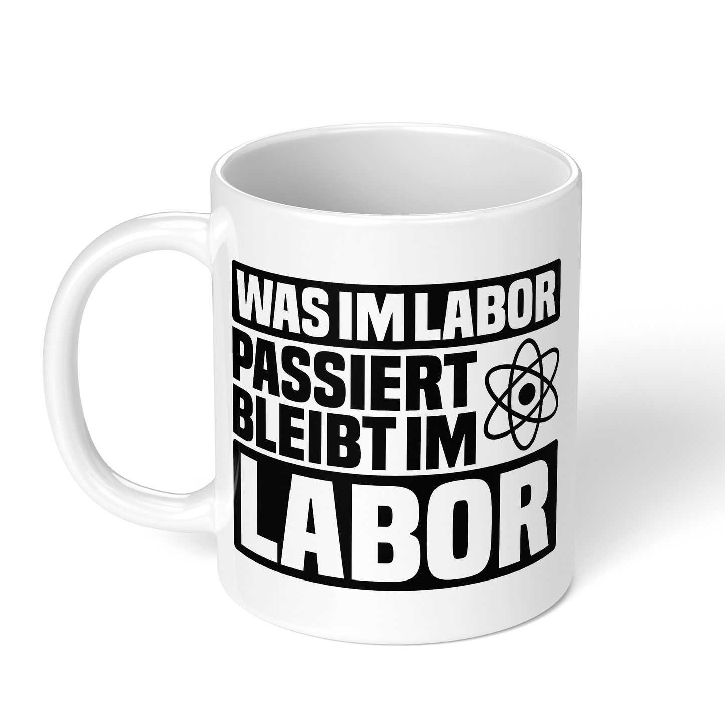 CupHaven® Chemie Tasse - Was im Labor passiert, bleibt im Labor - Geschenk für Chemiker, Chemielaboranten und Chemiestudenten