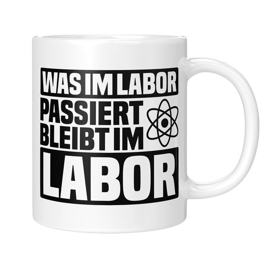 Chemie Tasse - Was im Labor passiert, bleibt im Labor (Chemiker, Chemielehrer, Geschenk)